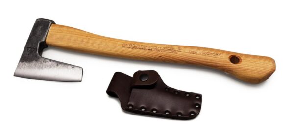 Toporek masarski/ myśliwski (hikora) + etui
