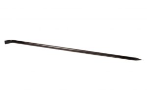 Łom z zagietą stopą i szpicem